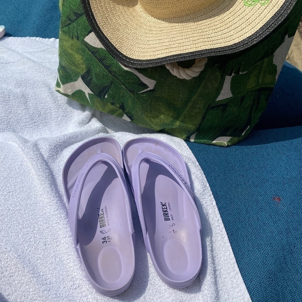 Birkenstocks purple size 36